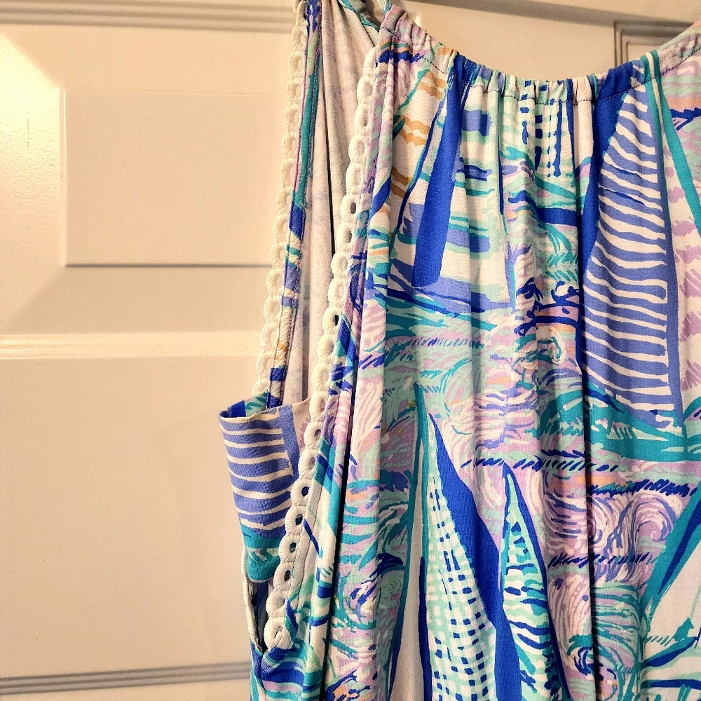 Lilly Pulitzer Spaghetti Strap Romper  size M - Picture 2 of 6